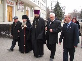 0591. Николай Васильевич Кучеров, отец Феофан, отец Валентин, Анатолий Георгиевич Есаков и Алексей Васильевич Смирнов.