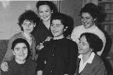 Научные сотрудники местного НИИ - Лейла Бекизова, Евгения Алексеева, Софья Калмыкова,  Софья Гочияева, Валентина Невская и Раиса Темирова. 1964 г