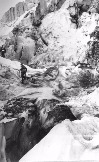 Преодоление трещин ледника Башиль