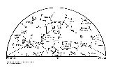 6-007 Созвездия, видимые из Черкесска летом в южной половине неба
