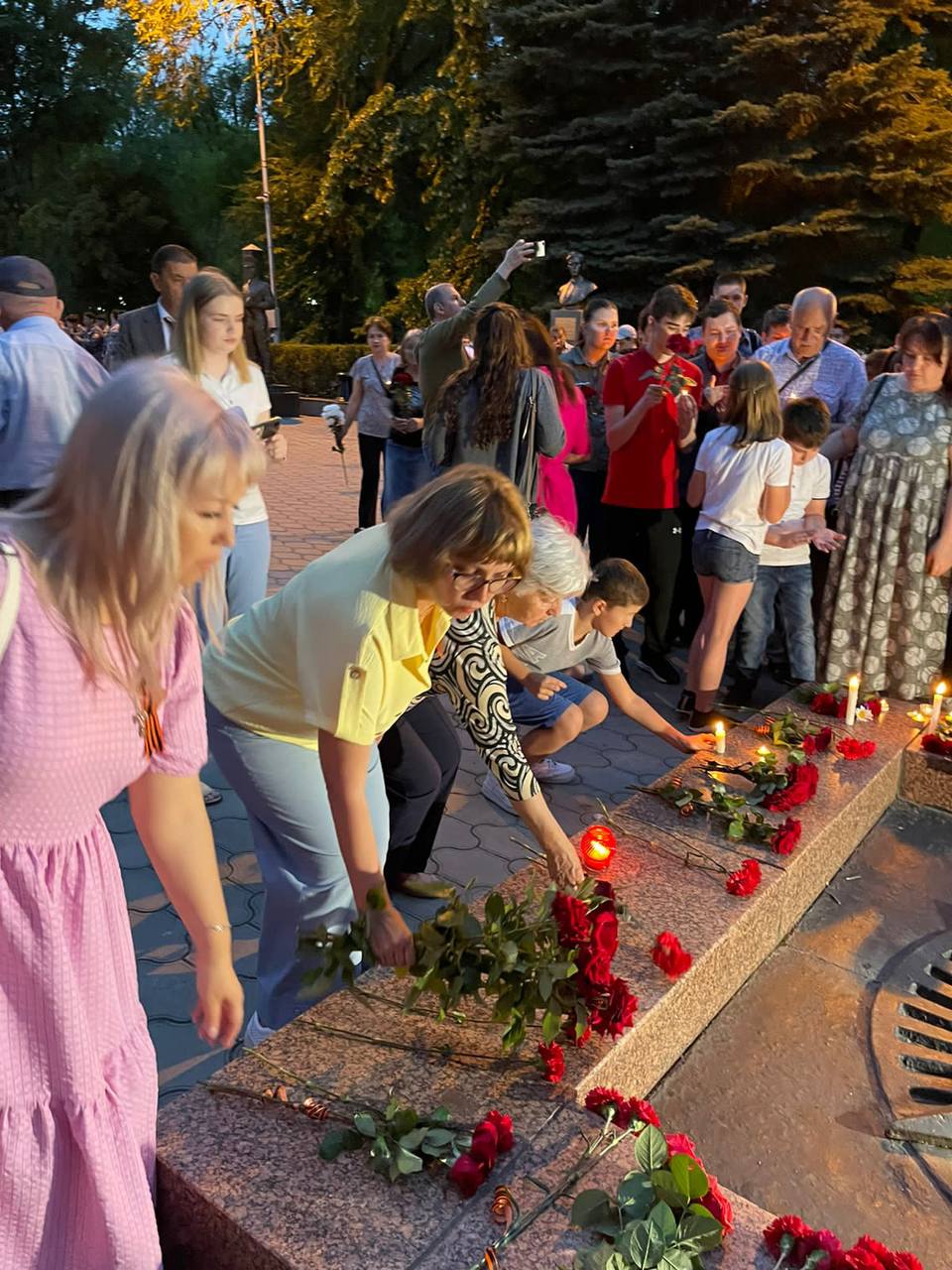 В Карачаево-Черкесии прошла ​ акция «Свеча памяти»