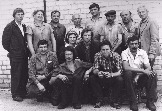 ЧЗХМ. Бригада слесарей-сборщиков холодильных машин блока цехов ЧЗХМ (бригадир Иван Вязников, выпускник СШ № 8)