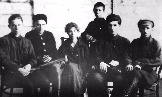 Работники областной РКИ (Рабоче-крестьянской инспекции)  Александр Фомин, Андрей Карпенко, Надежда Брянцева, Сергей Михайлов,  Магомет Батчаев и Иван Шабельский. 1922 г.