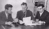 Рационализаторы  ЧЗХО А. П. Васильев, Б. В. Дьяченко и В. Я. Хуранов