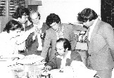Занятия по Релейной защите со студентами вечернего факультета. (~1982г.)