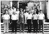 Как молоды мы были...
Студенты (вечерний факультет) и преподаватели кафедры "Электроснабжение".
В первом ряду: Будовский В.П., Кимкетов М.Д., Торопцев Н.Д., ... , ... , Шелест В.А.