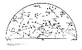 6-008  Созвездия, видимые из Черкесска осенью в южной половине неба