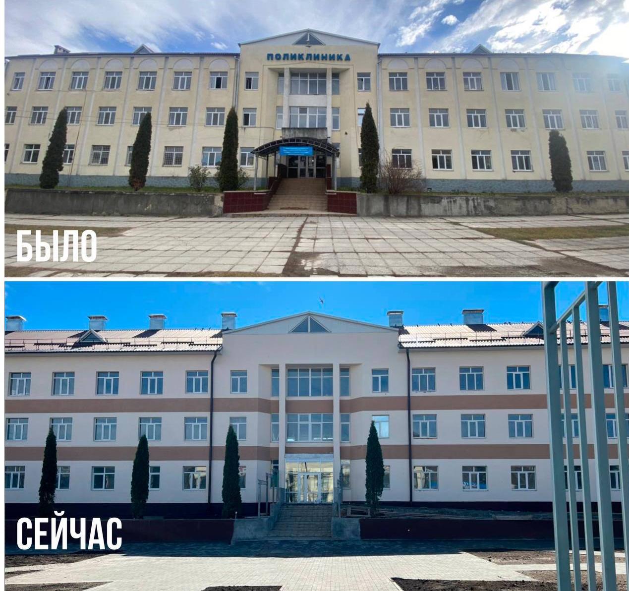 Реконструкция ​ Малокарачаевской ЦРБ в Карачаево-Черкесии выполнена на 84%