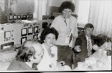 День энергетика на кафедре "Электроснабжение"(~1988г.) Будовский В.П., Калабекова З.П., Шелест Л.С., Зинченко В.Ф.