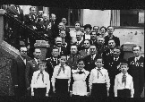 Ветераны и молодёжь. Фото 1970 г