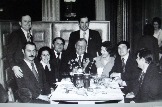 В гостх в ГК ВЛКСМ кавалер  орденов Славы I-й, IIй и  III-й ст. Дузь